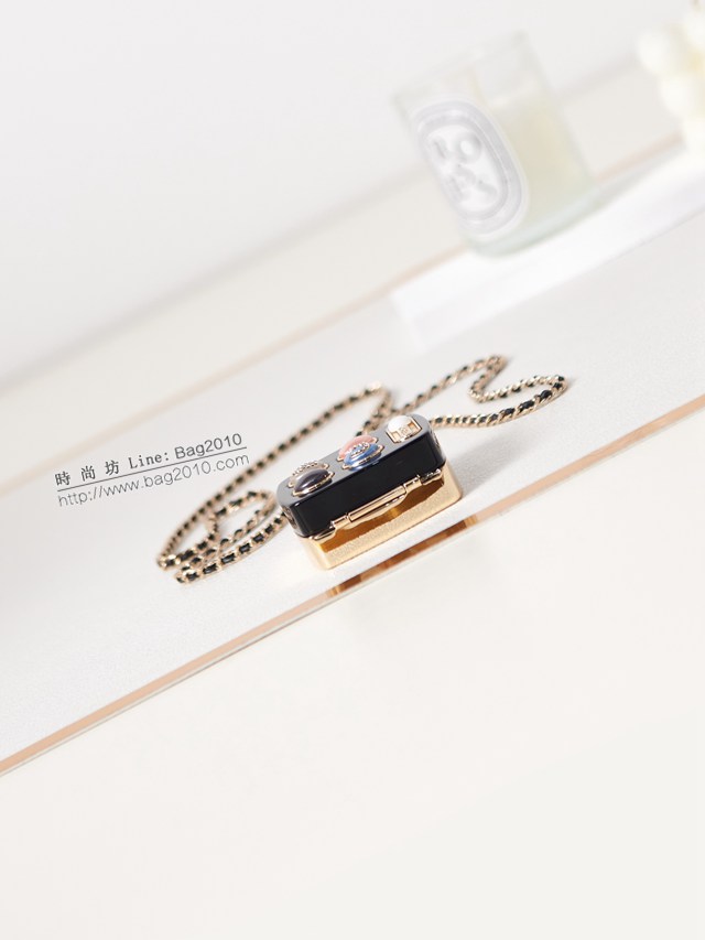 Chanel專櫃23S春夏新款眼影盒子 ABA744 香奈兒超迷你鏈條小包 djc5298